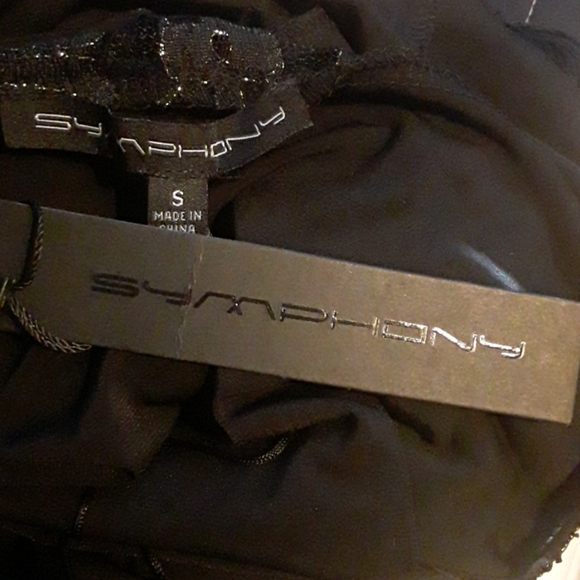 *NWT!* BLACK & GOLD FLAPPER DRESS - Picture 11 of 11